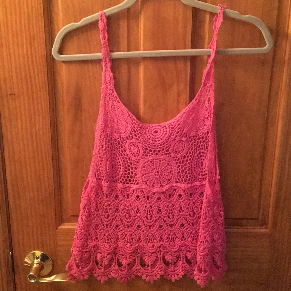 Pink Cover Up / Tank top